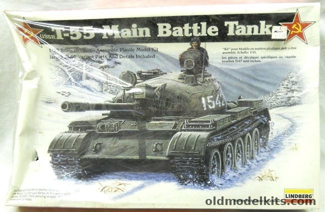 Lindberg 1/35 T-55 or Ti-67 Israeli - Soviet / DDR / Israel, 6001 plastic model kit